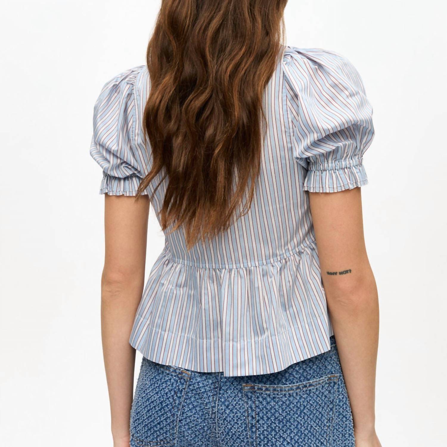 Ganni - Yarn Dyed Stripe Blouse
