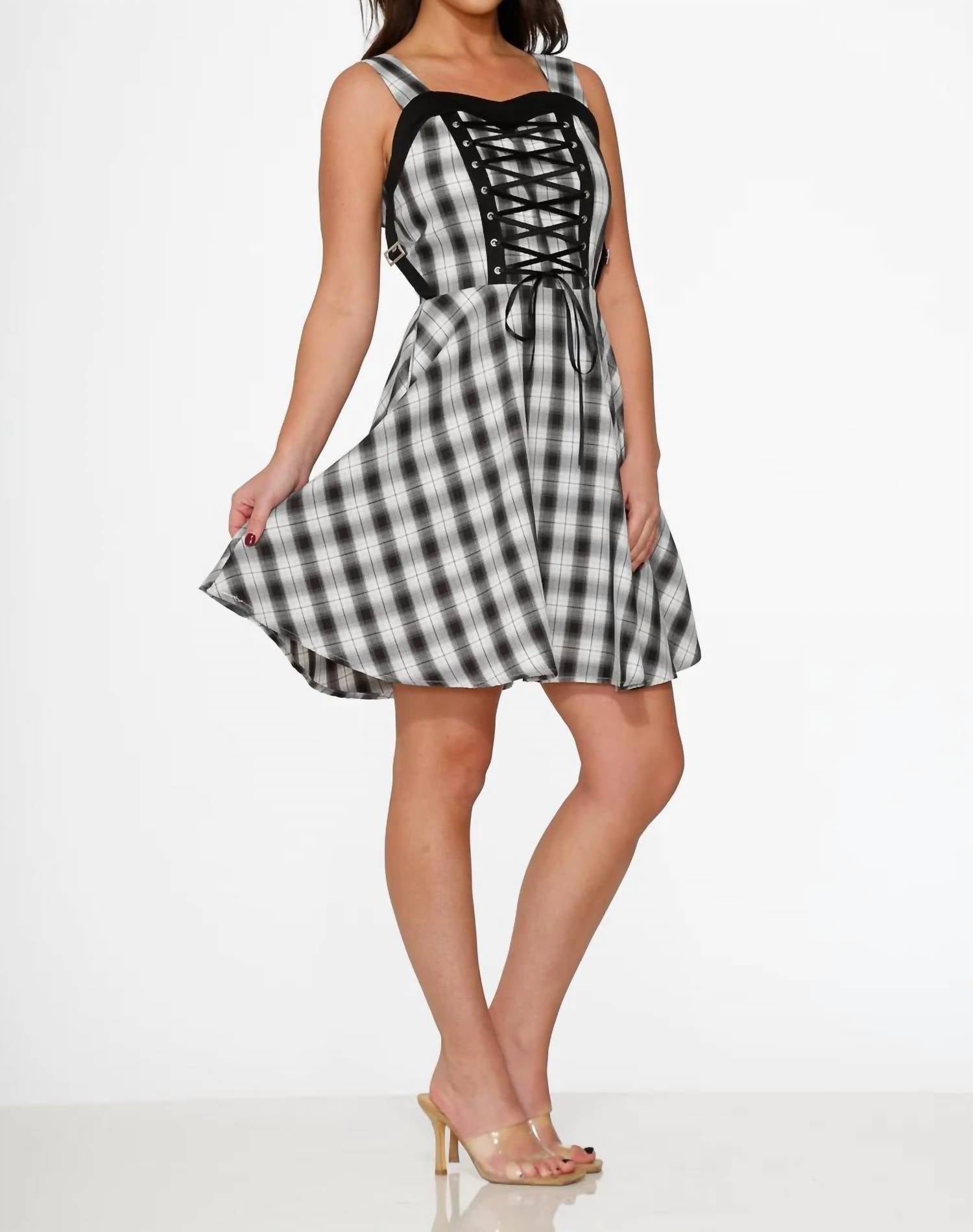 Orchid Bloom - Mini Swing Dress