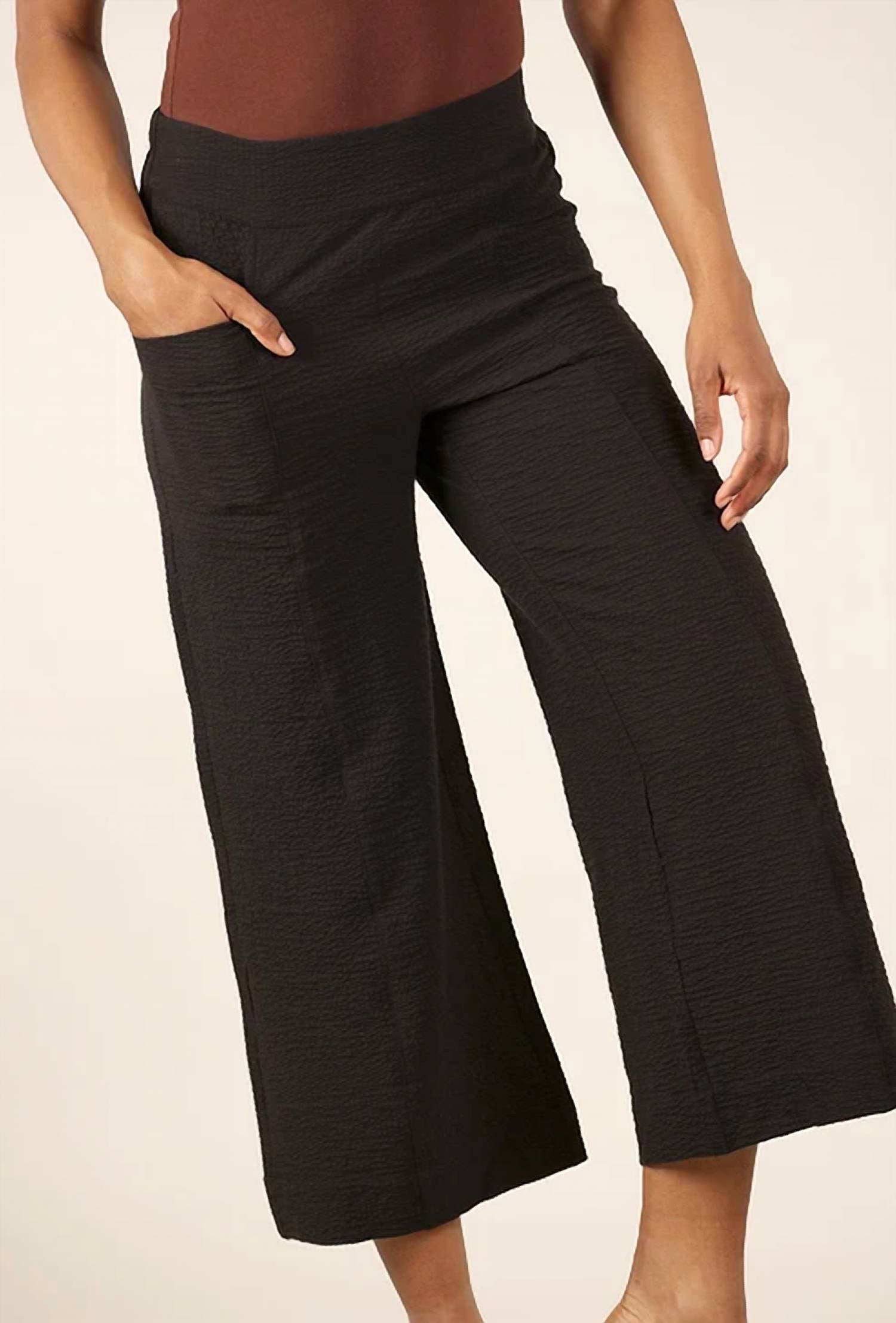 Habitat - Crinkle Crepe Aria Capri Pants