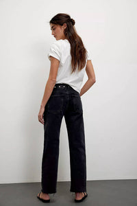 Free People - Risk Taker Mid-rise Straight Jeans