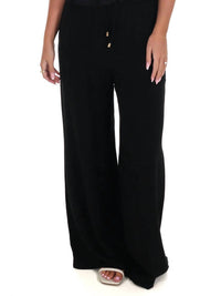 Adriana Contreras - Little Luxuries Linen Wide Leg Pants - Plus