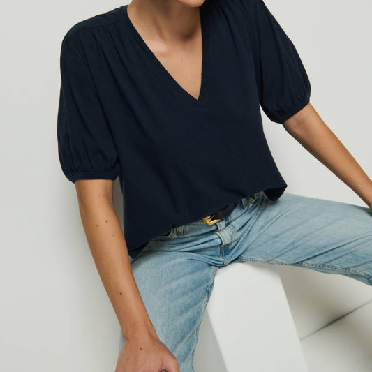 Nation Ltd - Edie Shirred Shoulder Top