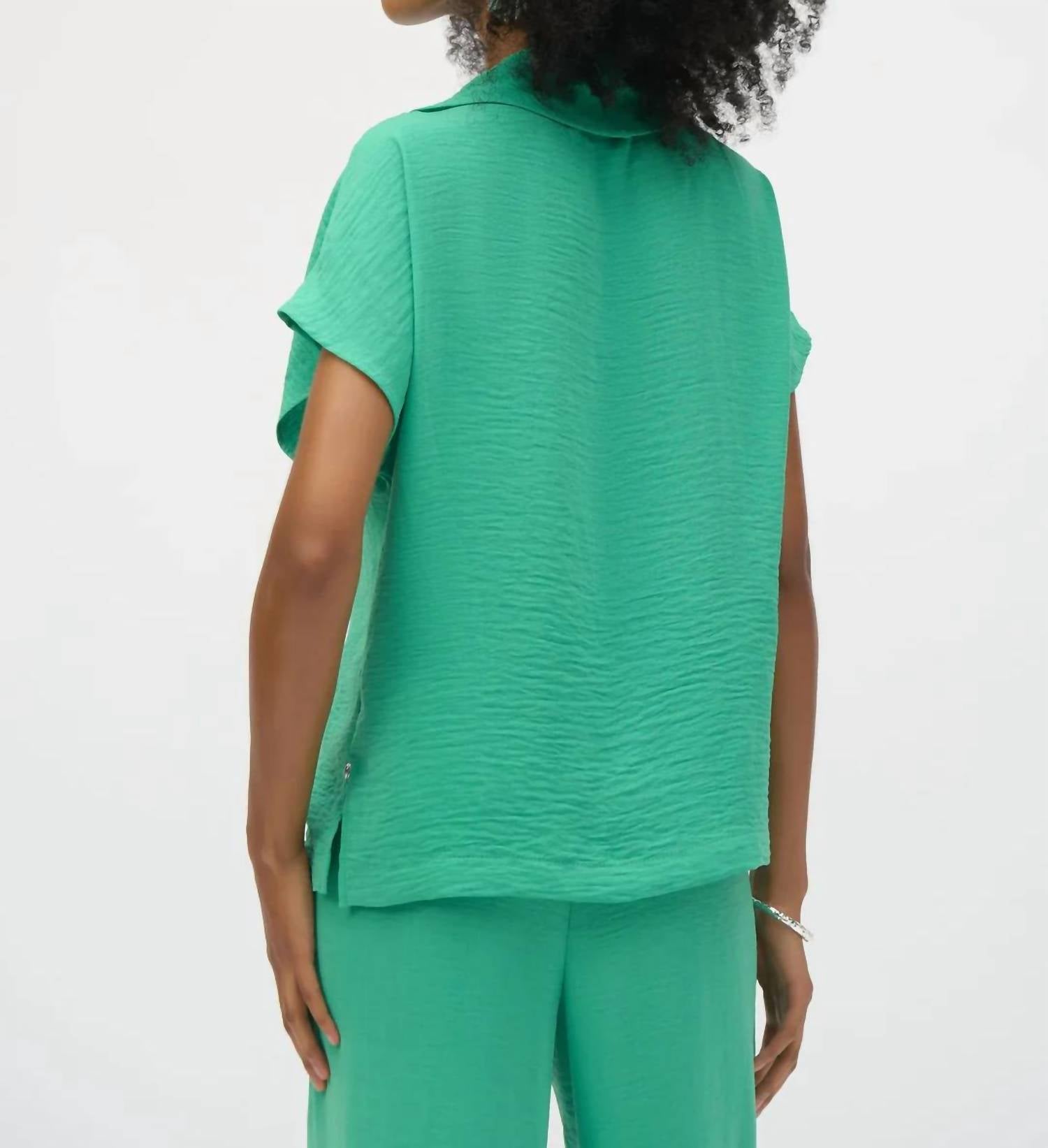 Joseph Ribkoff - Gauze Cowl Neck Straight Top