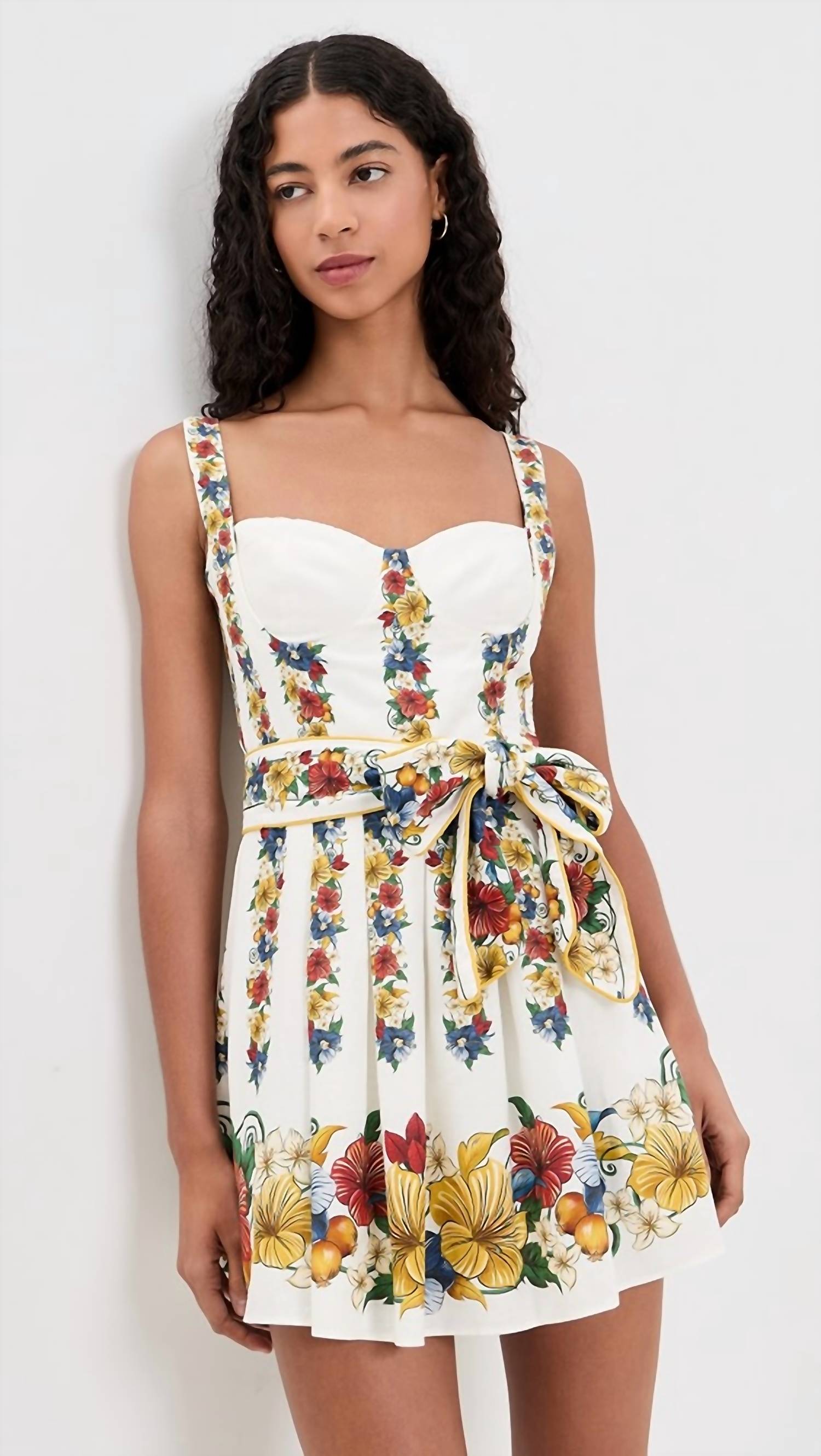 Farm Rio - Tropical Floral Print Minidress