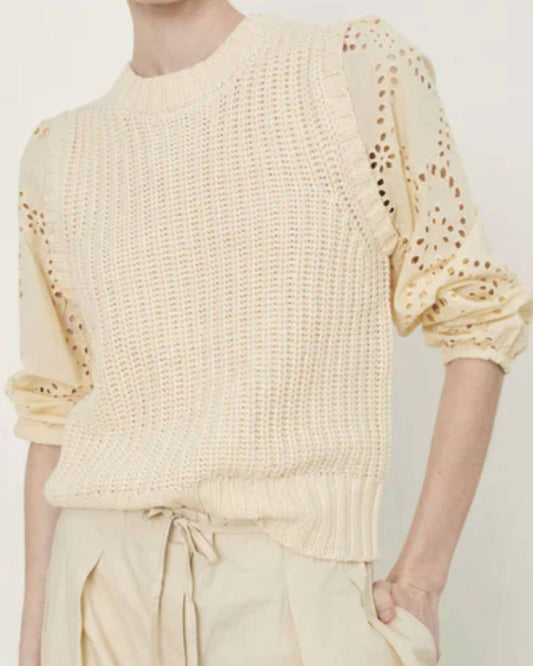 Deluc - Berni Eyelet Sleeves Sweater