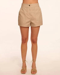 Ramy Brook - Canvas Hilary High Waist Shorts