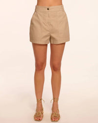 Ramy Brook - Canvas Hilary High Waist Shorts