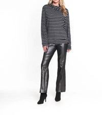 Tru Luxe - Foil Printed Bootcut Jean