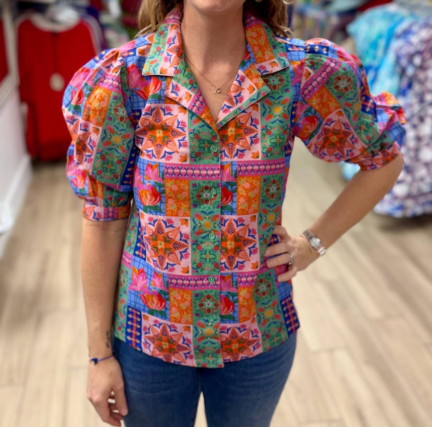 Briton Court - Kendall Button Down Top