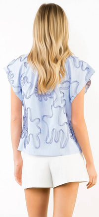 Thml - Floral Striped Top