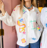 Tela Luxury Mercantile - Mahjong Oxford Shirt