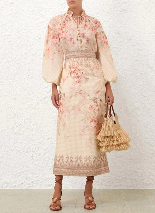 Zimmermann - Illuminate Pencil Midi Skirt