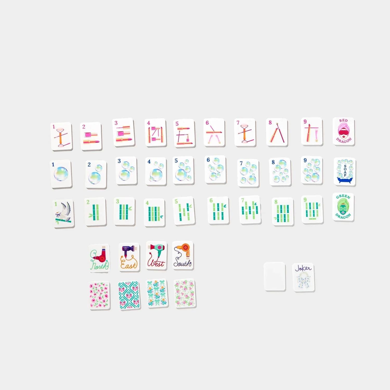 Mini Mahjer - Bubbles & Bows Complete Game Set