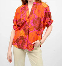 Sister Mary - Flower Popover Top