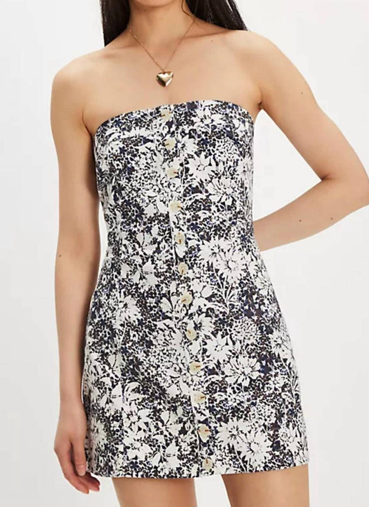 Free People - White Black Dress