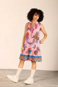 Maude Vivante - Luna Sleeveless Collared Dress