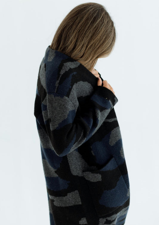 Kinross - Camo One-button Cardigan