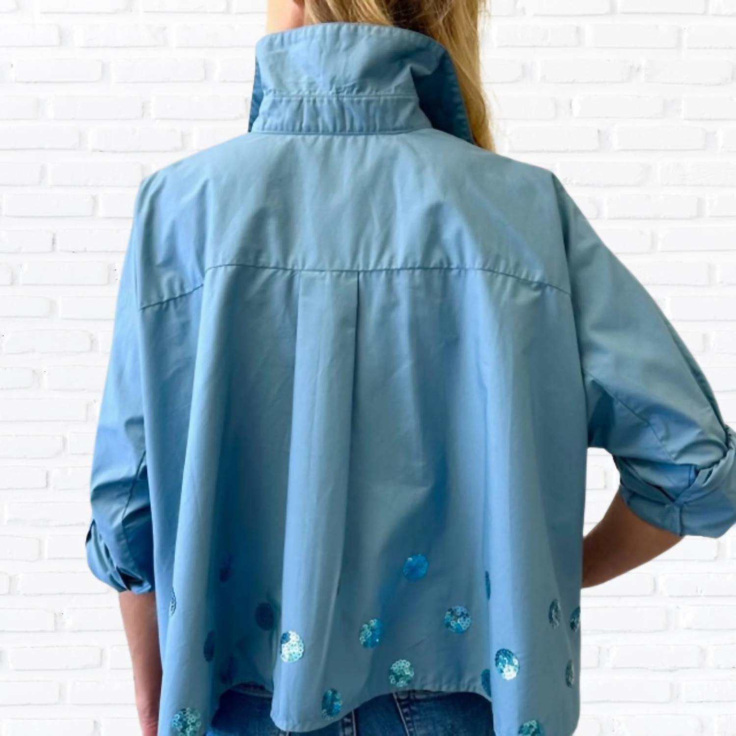 Caryn Lawn - Abby Swing Sequin Top