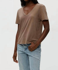 Michael Stars - Daria Just Cotton Short Sleeve V