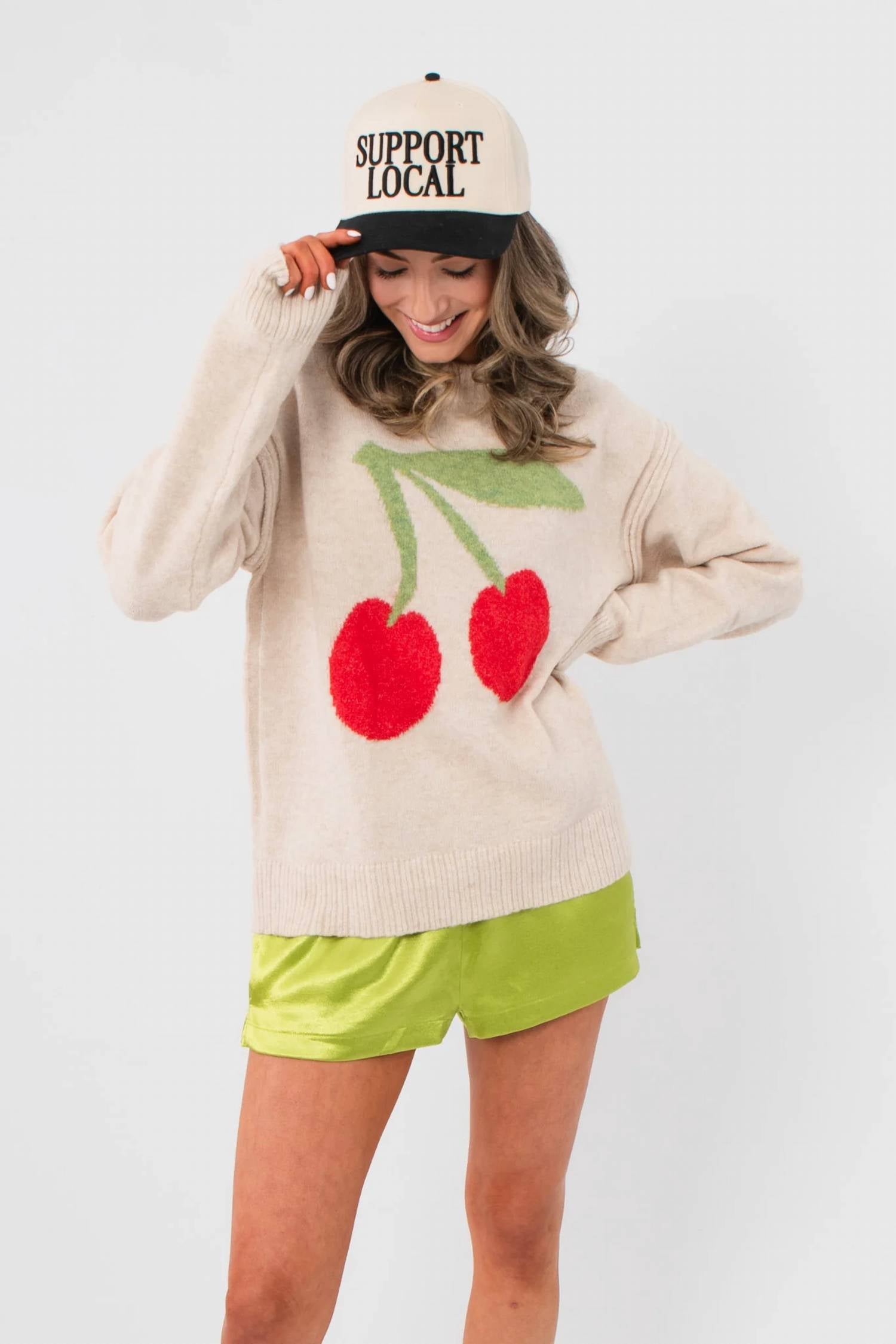 Staccato - Cherry On Top Graphic Sweater