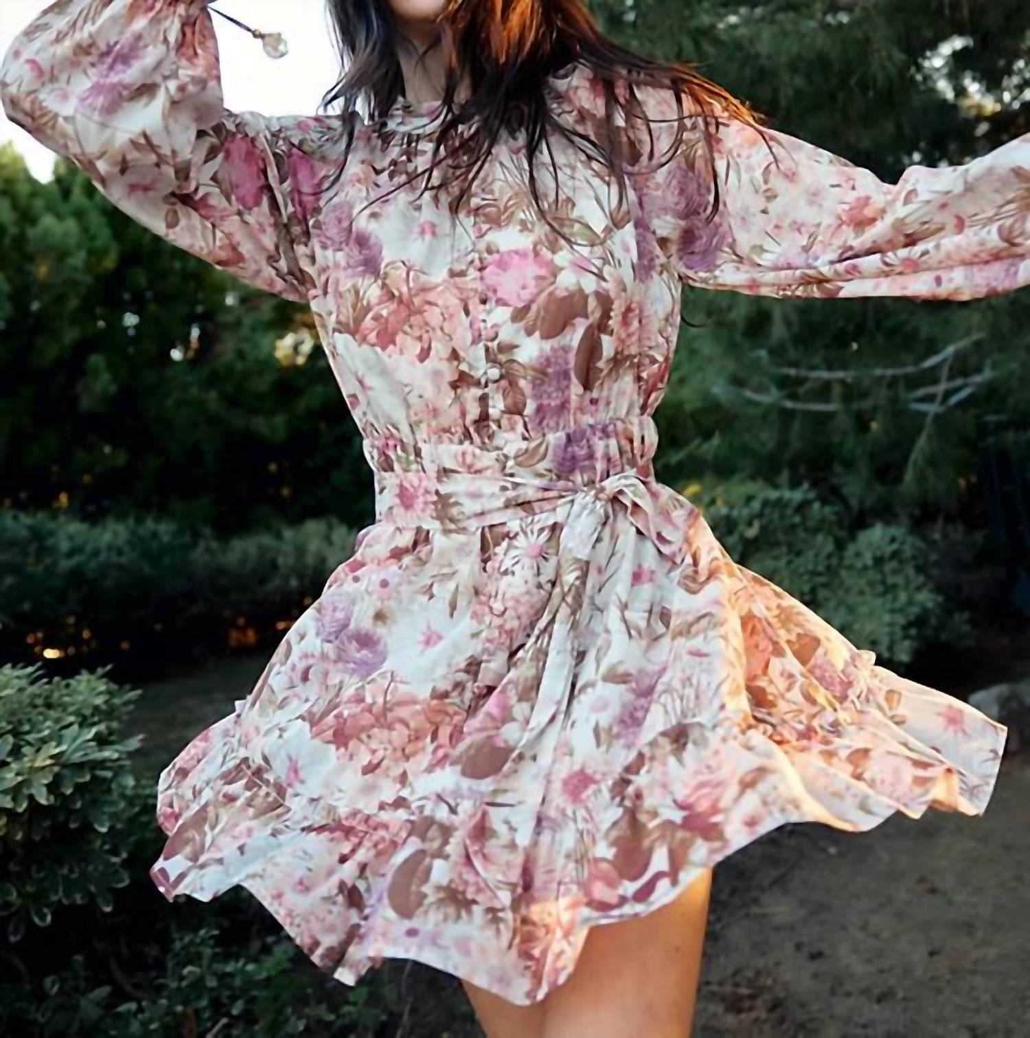 En Saison - Amoret Ruffle Mini Dress