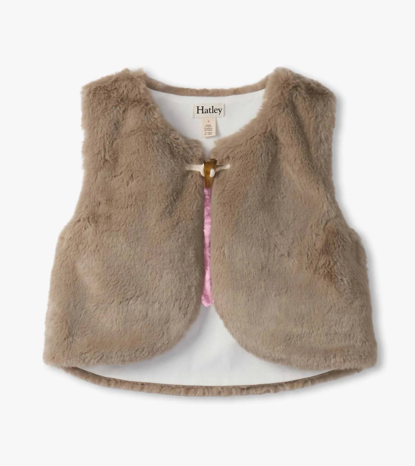 Hatley - Kid's Cropped Faux Fur Vest