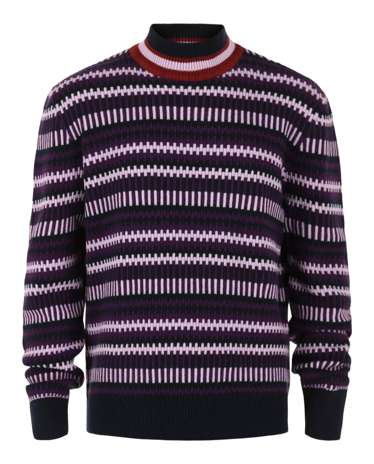 Salvatore Ferragamo - Men's Striped Cashmere-blend Sweater