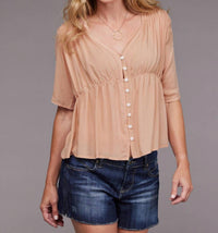 Stetson - Crepe V-neck Blouse