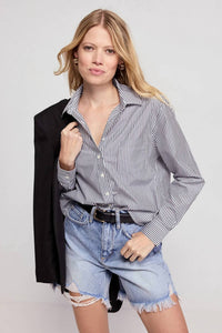 The Shirt - Long Sleeve Boxy Crop Shirt