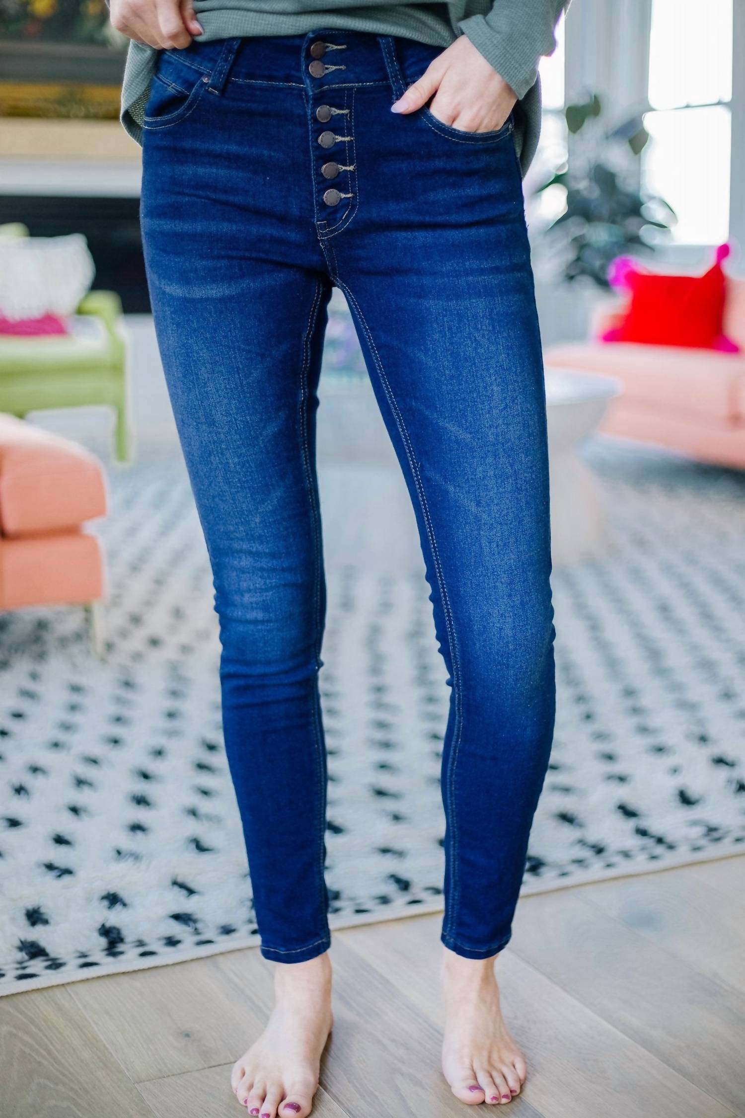 Wax Jean - Exposé Button Fly Jeans