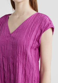 Eileen Fisher - Cap Sleeve Silk Maxi Dress