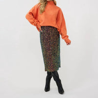Esqualo - Suna Sequin Long Skirt