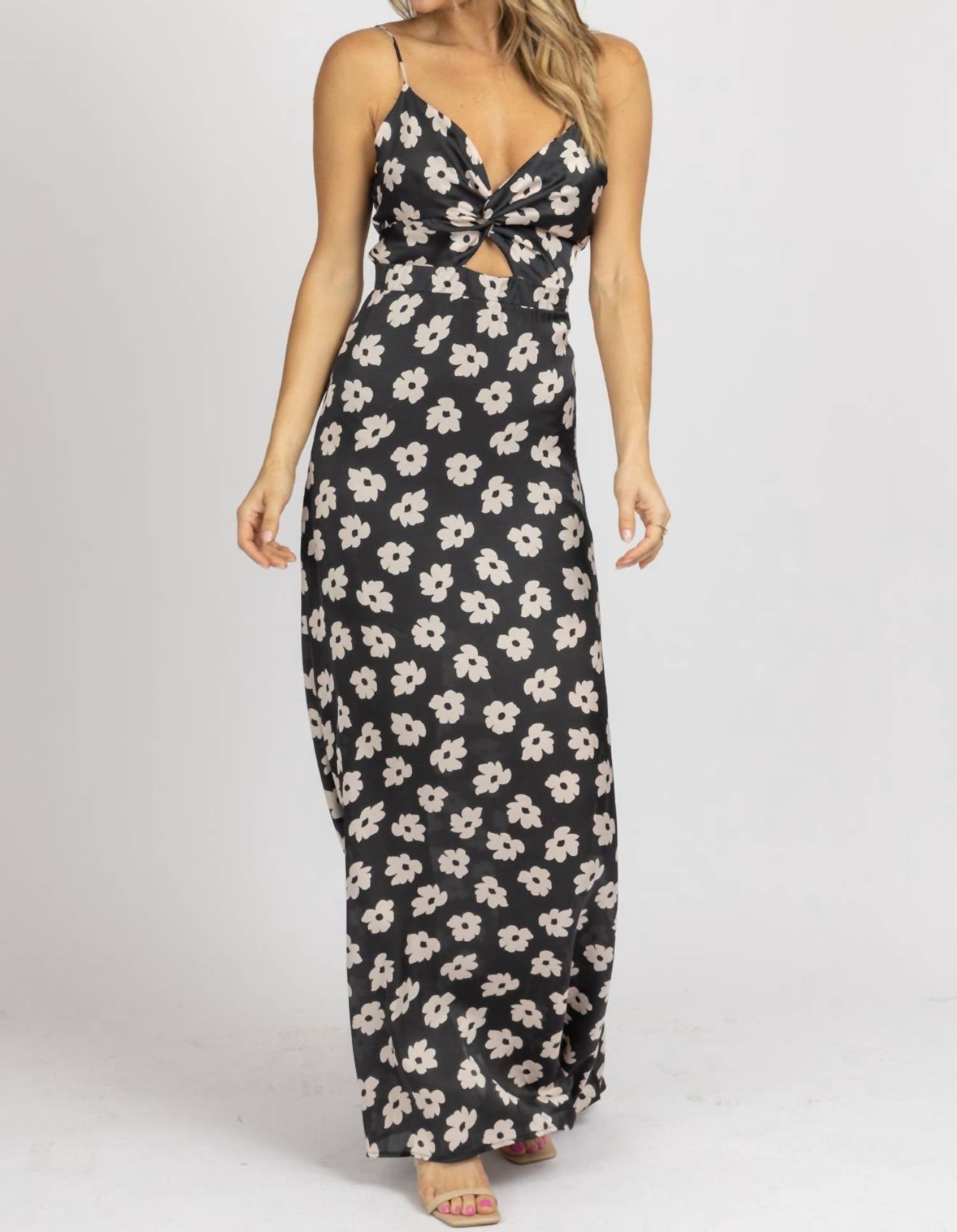 Dee Elly - Floral Twist Maxi Dress