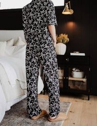 Katydid - Bow Print Pajama Pants Set