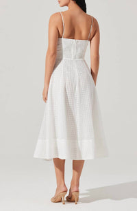 Astr - Celina Checkered Midi Dress