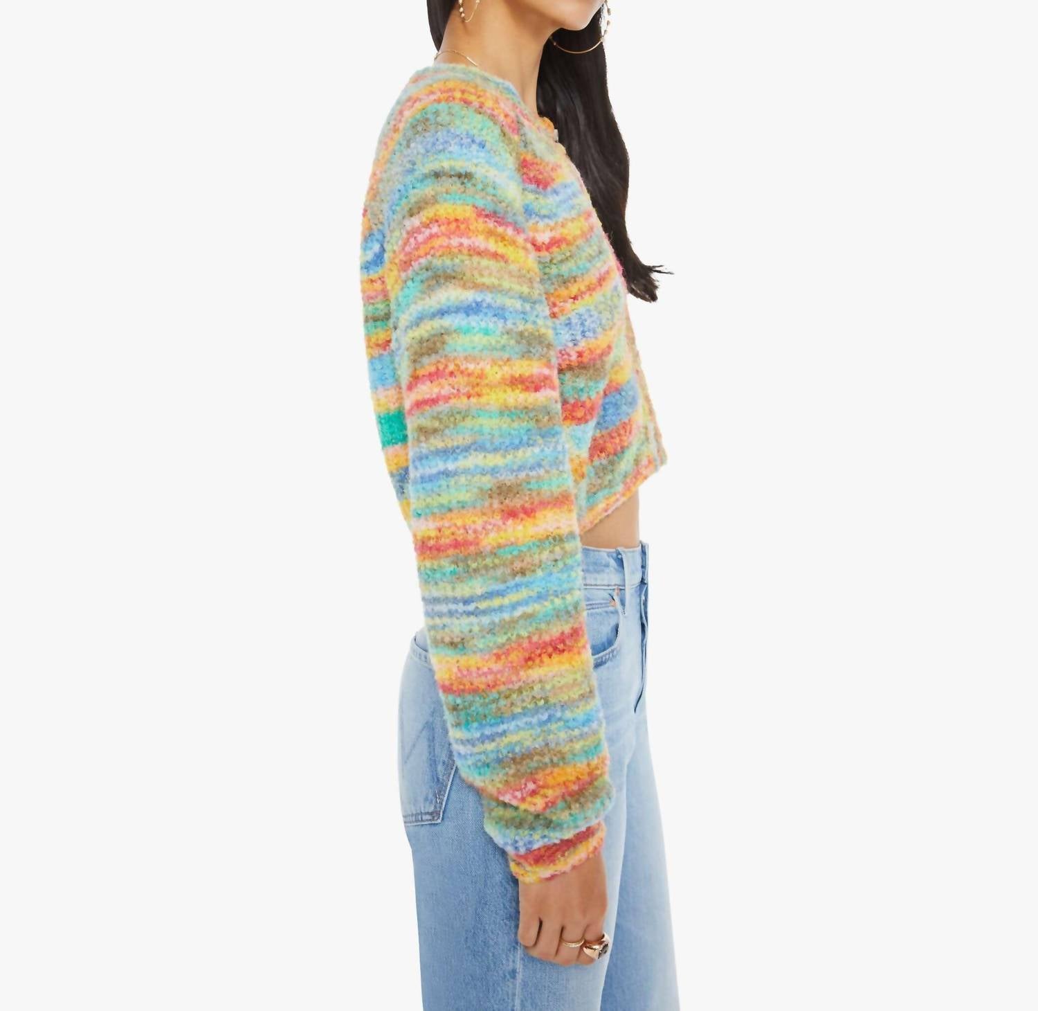 Mother - The Raglan Crop Cardigan Sweater
