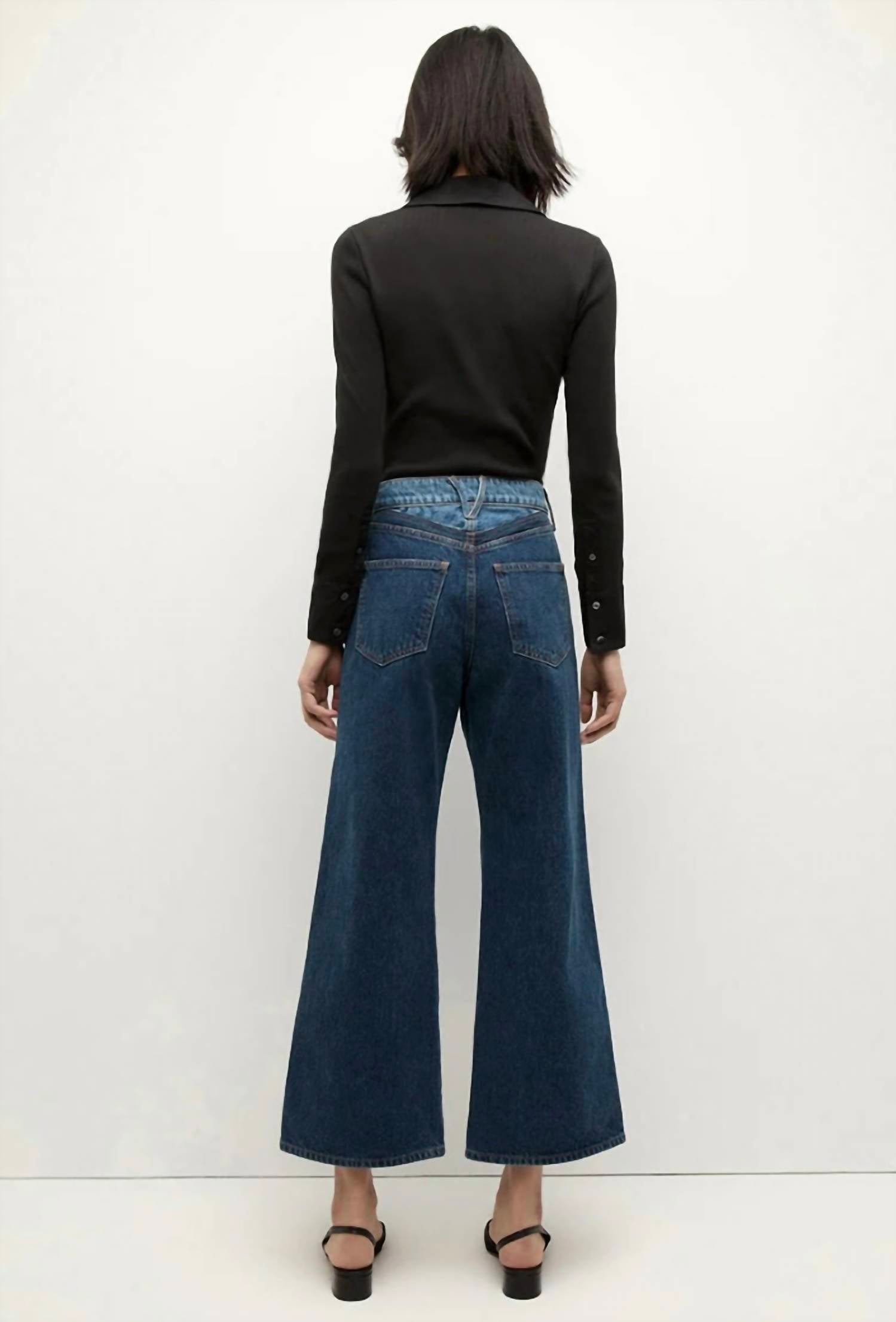 Veronica Beard - TAYLOR CROPPED HIGH RISE WIDE