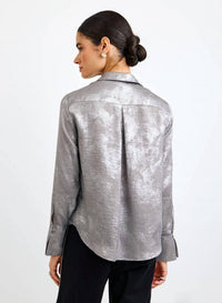 Bella Dahl - Flowy Wide Collar Button Down Top