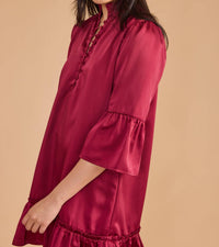 Double A Chelsea Mini Dress in beet red - women's dress - view 6