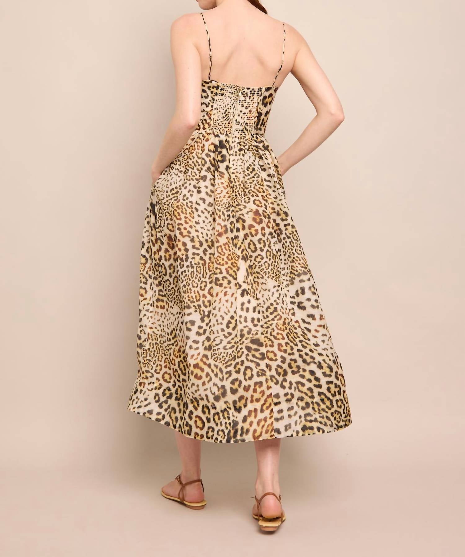 Cara Cara - Alba Spaghetti Strap Midi Dress