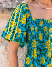 Pink City Prints - Colette Midi Dress