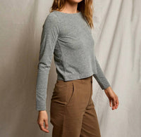 Perfectwhitetee - Parker Cotton Long Sleeve Top