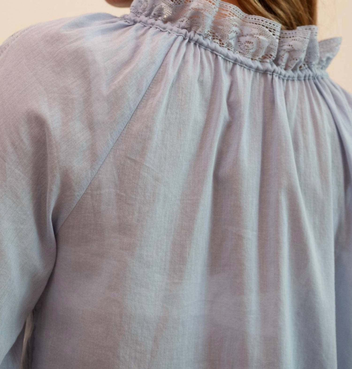 MILLE Annette Top in sky - women's blouse - view 4