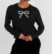 Chinti & Parker - Embellished Bow Sweater
