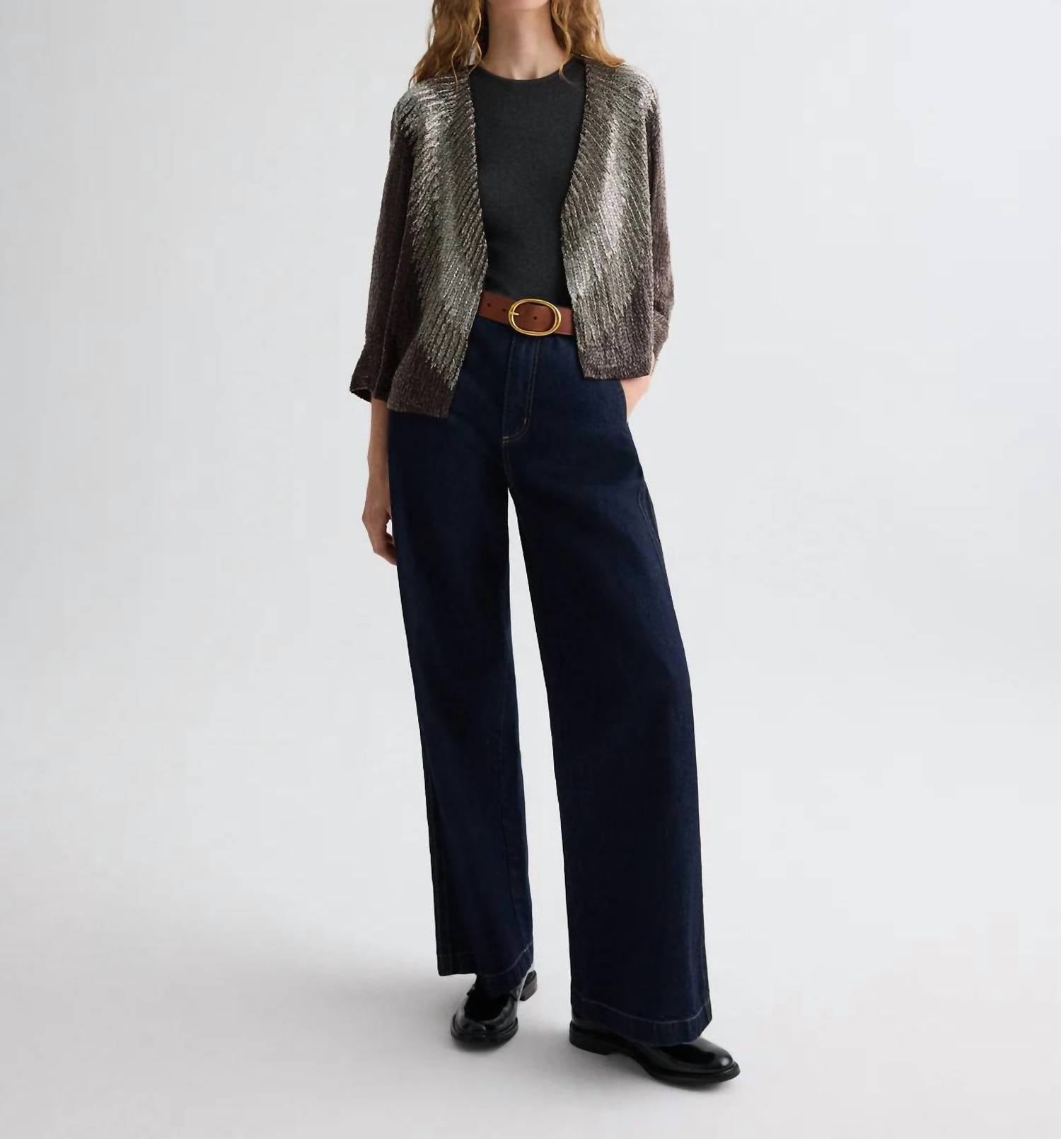 TWP She Talks To Angels Jacket in dark chocolate gunmetal - women's jacket - view 4