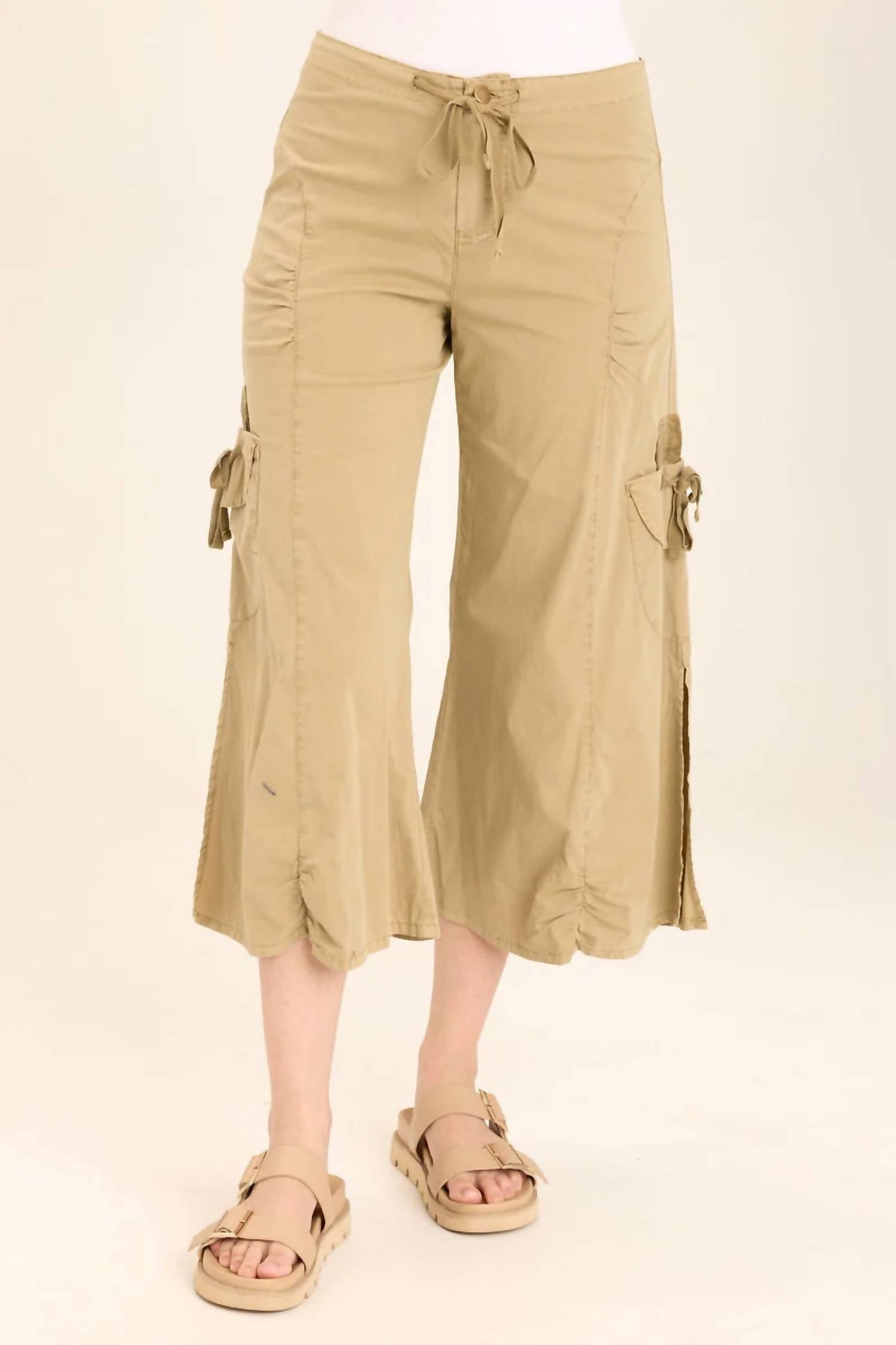 Xcvi - Cargo Gaucho Crop Pant