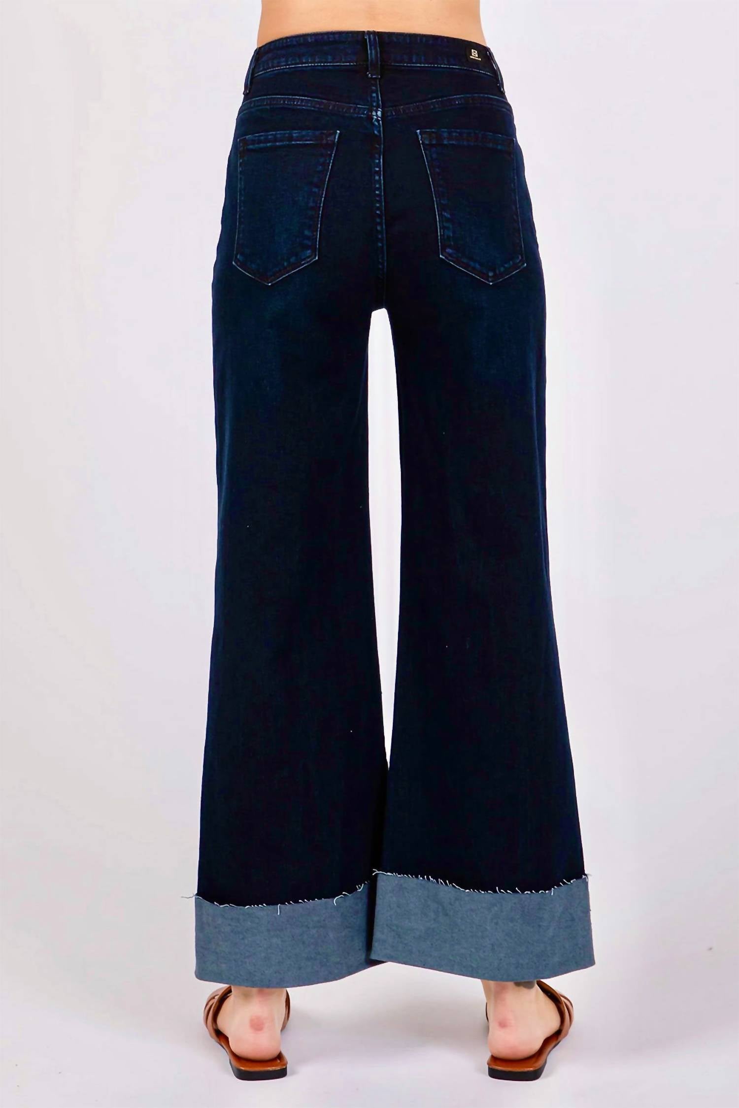 Letter To Juliet - Bianca A Line Wide Cuff Jean