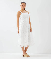 Karen Kane - Embroidered Cut-Out Sundress