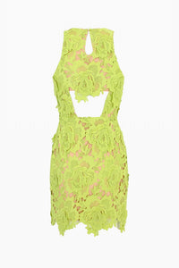 Cassie 3D Crochet Mini Dress
