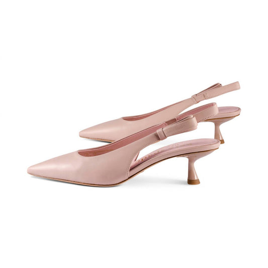 Kate Spade - Women Riley Slingback Smooth Leather Kitten Heel